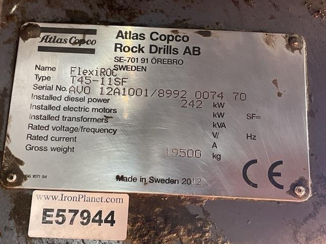 Atlas Copco Epiroc Flexiroc T45-11SF - Perforatrice: foto 5 Atlas Copco Epiroc Flexiroc T45-11SF - Perforatrice: foto 5