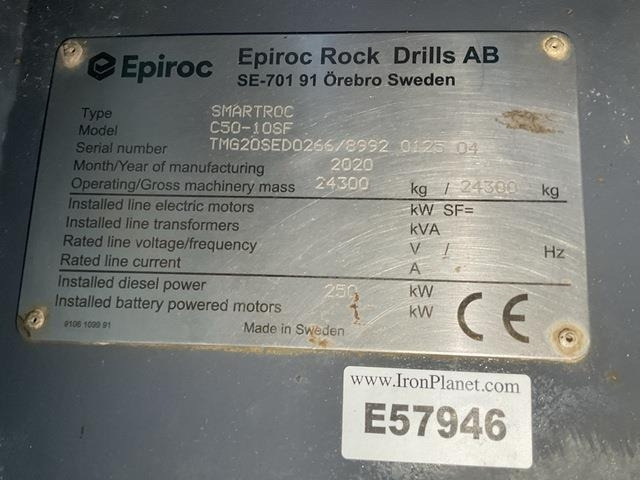 Epiroc (Atlas Copco) Smartroc C50-10SF - Perforatrice: foto 5 Epiroc (Atlas Copco) Smartroc C50-10SF - Perforatrice: foto 5