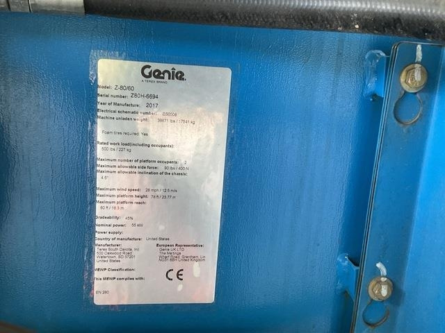 Genie Z-80/60 - Piattaforma articolata: foto 5 Genie Z-80/60 - Piattaforma articolata: foto 5