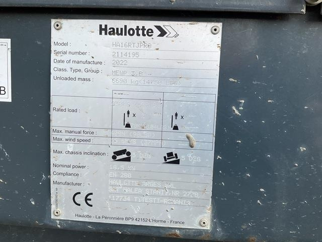 Haulotte HA16RT - Piattaforma articolata: foto 5 Haulotte HA16RT - Piattaforma articolata: foto 5