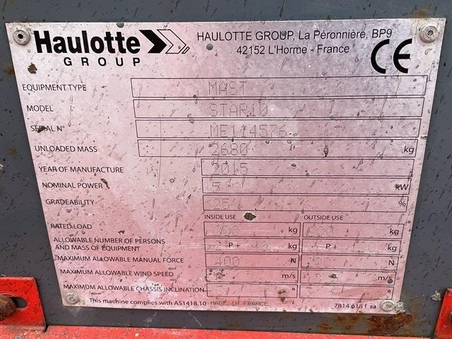 Haulotte Star 10 - Elevatore verticale: foto 5 Haulotte Star 10 - Elevatore verticale: foto 5