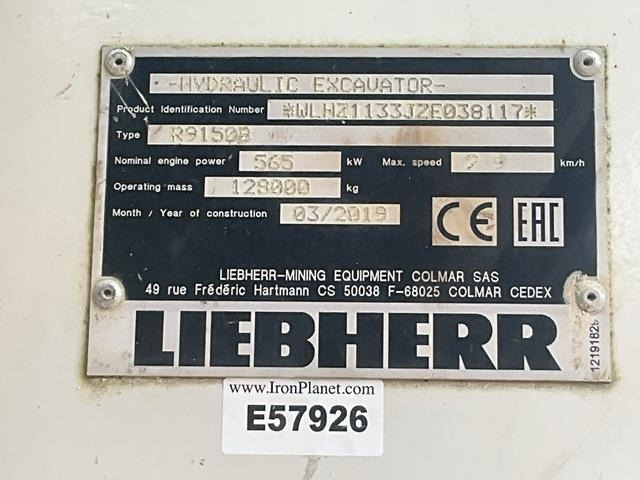 Liebherr R9150B - Escavatore cingolato: foto 5 Liebherr R9150B - Escavatore cingolato: foto 5