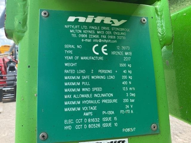 Niftylift HR12NDE - Piattaforma articolata: foto 5 Niftylift HR12NDE - Piattaforma articolata: foto 5