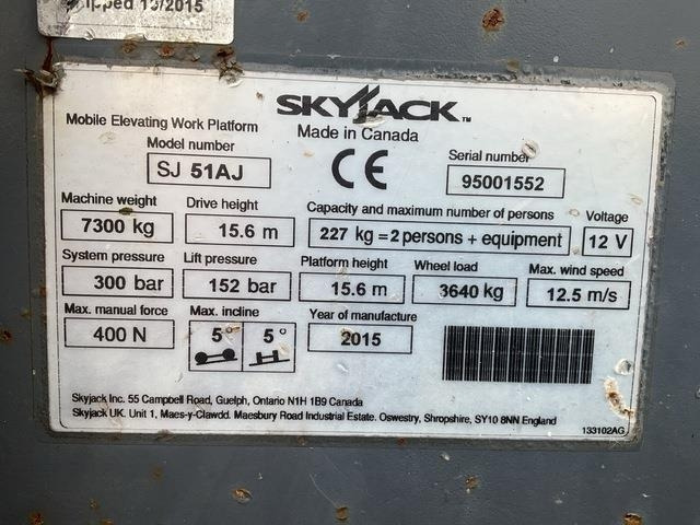 SkyJack SJ51AJ - Piattaforma articolata: foto 5 SkyJack SJ51AJ - Piattaforma articolata: foto 5