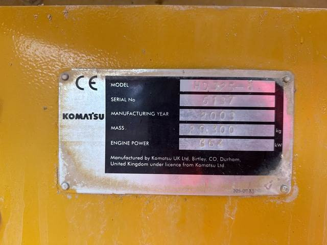 Komatsu HD325-6 - Dumper rigido: foto 5 Komatsu HD325-6 - Dumper rigido: foto 5