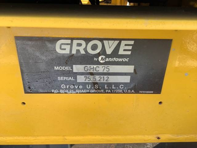 Gru cingolata Grove GHC75: foto 6