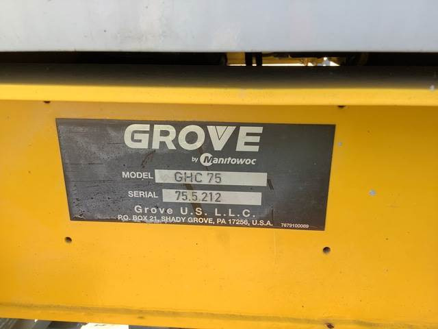 Gru cingolata Grove GHC75: foto 7