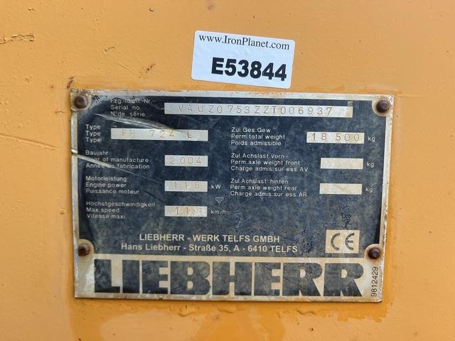 Liebherr PR724L - Bulldozer: foto 5 Liebherr PR724L - Bulldozer: foto 5