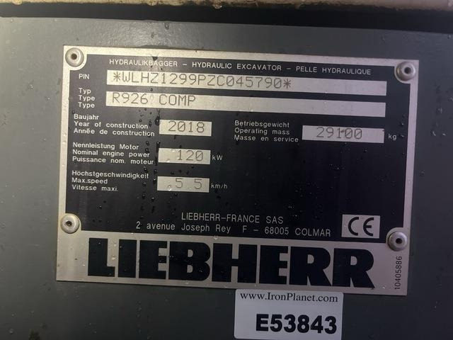 Liebherr R926 Compact - Escavatore cingolato: foto 5 Liebherr R926 Compact - Escavatore cingolato: foto 5