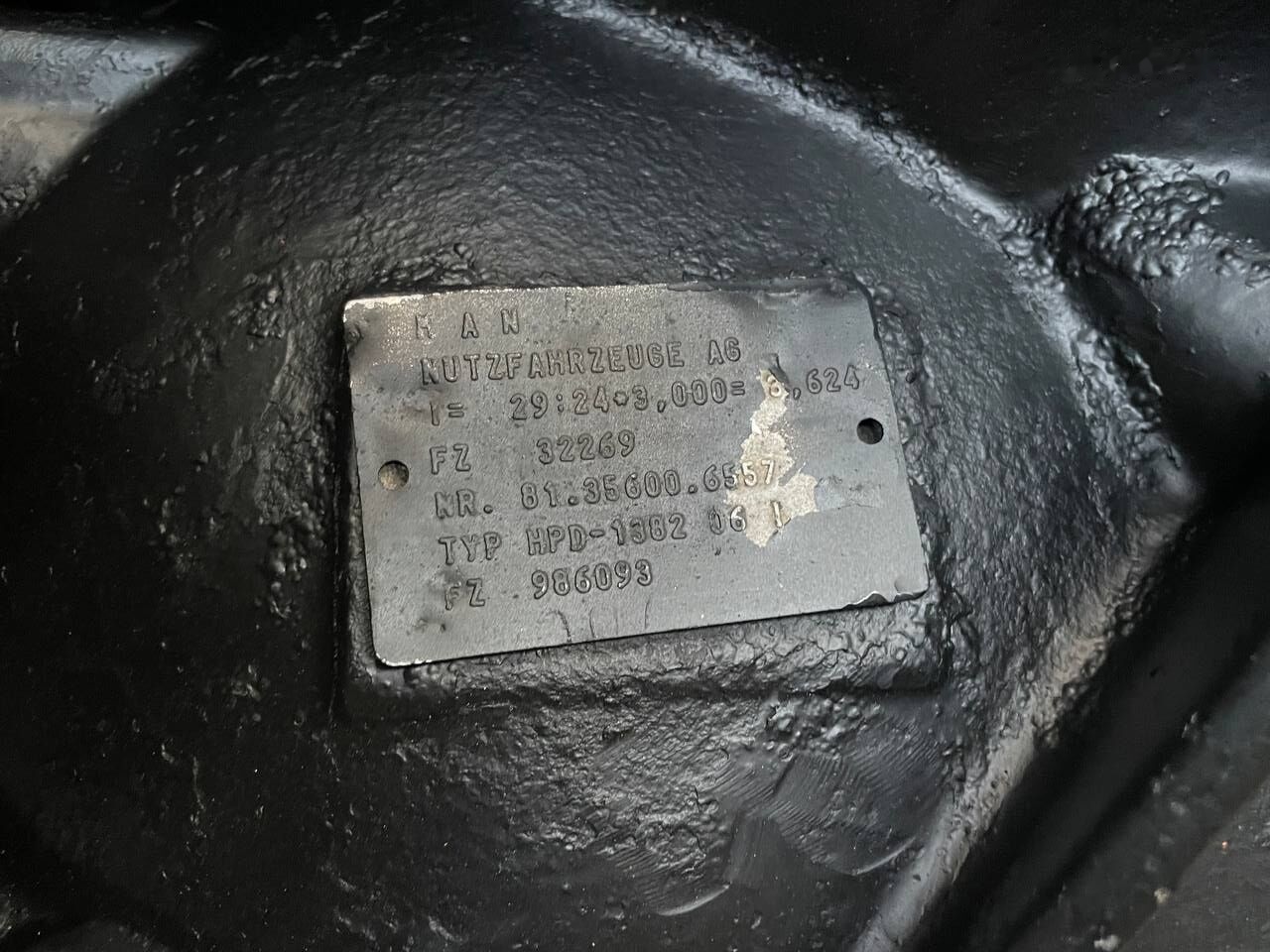 MAN HD 7, 13 Tonnen HPD 1382 - Differenziale per Camion: foto 2 MAN HD 7, 13 Tonnen HPD 1382 - Differenziale per Camion: foto 2