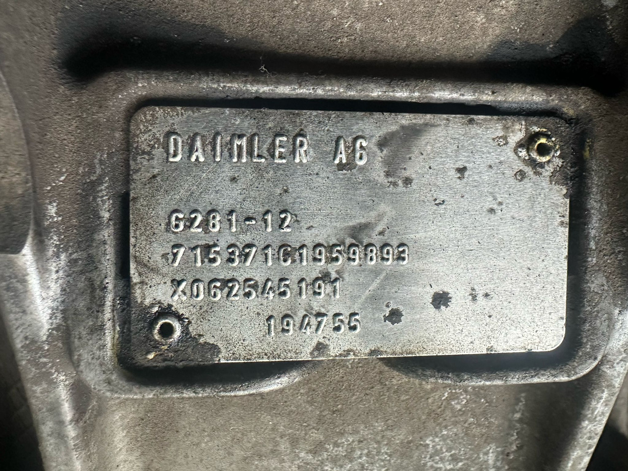 Mercedes G281-12 - Cambio: foto 4 Mercedes G281-12 - Cambio: foto 4