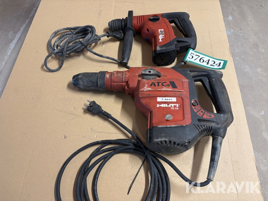 Attrezzatura da costruzione Borehammer Hilti TE 56 ATC og TE 6-S: foto 1