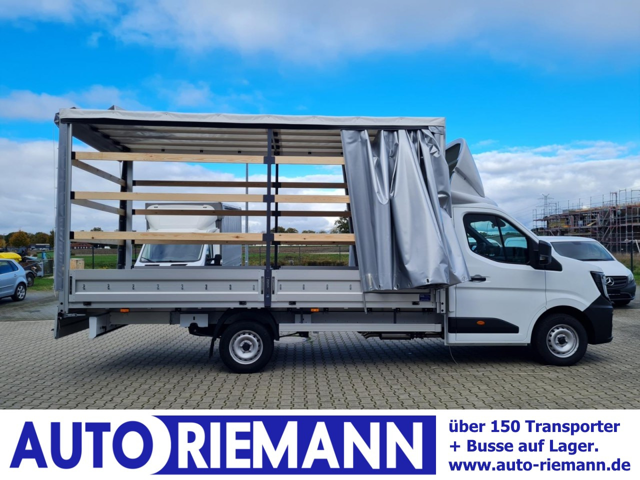Renault Master Pritsche 2x Schiebe Plane 10 Pal. LUFTFEDERUNG - Furgone centinato: foto 1 Renault Master Pritsche 2x Schiebe Plane 10 Pal. LUFTFEDERUNG - Furgone centinato: foto 1