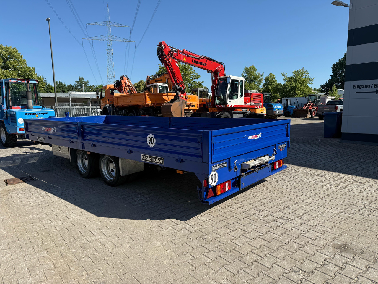 Rimorchio pianale/ Cassonato Goldhofer TTP2-7,7/80 Tieflader Tandem mit Rampen TOP: foto 6