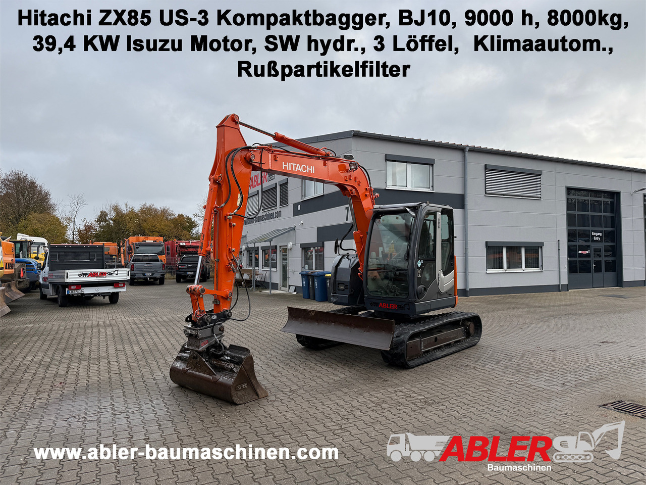 Hitachi ZX85 US-3 Kompaktbagger SW - Escavatore: foto 1 Hitachi ZX85 US-3 Kompaktbagger SW - Escavatore: foto 1