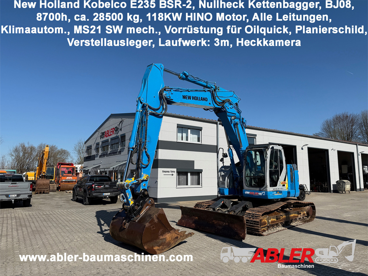 New Holland Kobeclo E235 BSR-2 Nullheck Kettenbagger MS21 - Escavatore: foto 1 New Holland Kobeclo E235 BSR-2 Nullheck Kettenbagger MS21 - Escavatore: foto 1