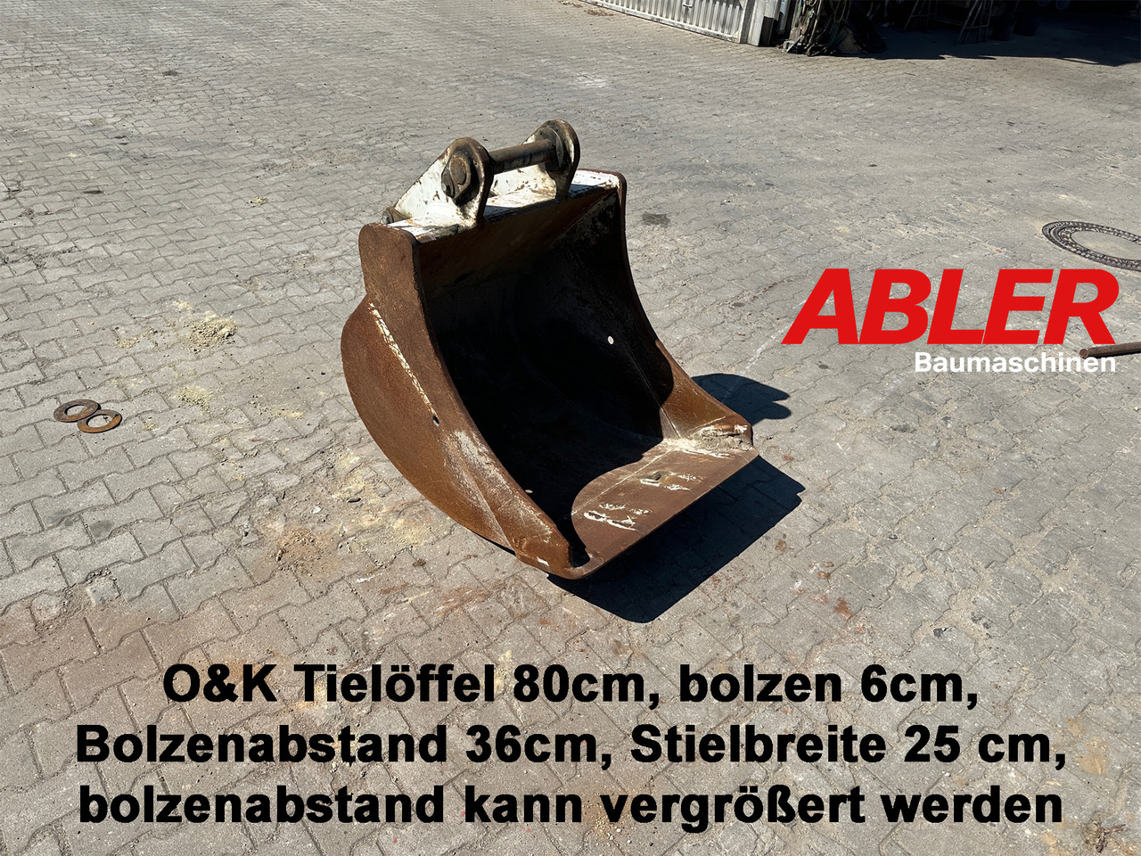 Tieflöffel 80cm O & K - Benna per escavatore per Macchina da cantiere: foto 1 Tieflöffel 80cm O & K - Benna per escavatore per Macchina da cantiere: foto 1