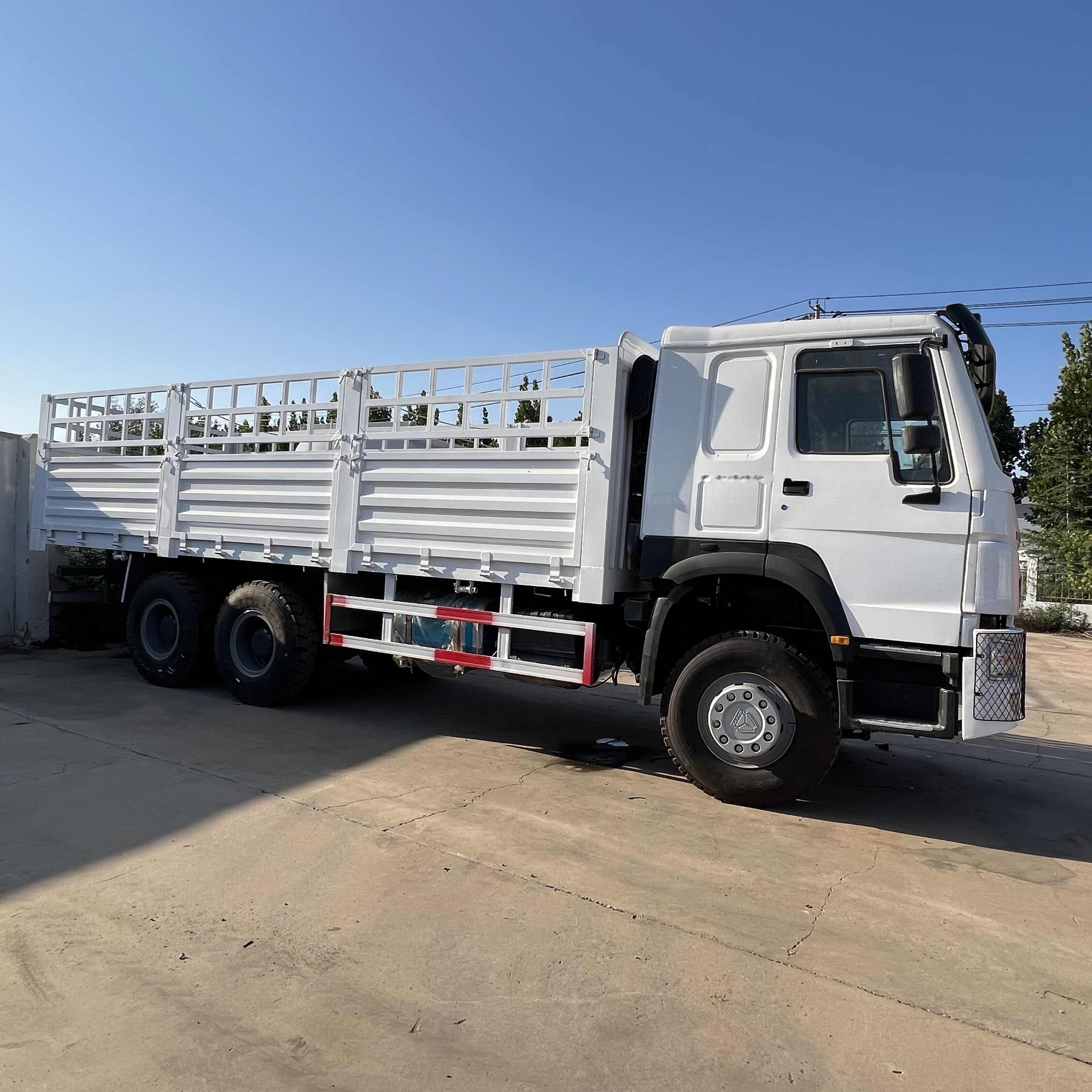 Autocarro con pianale/ Cassone fisso Sinotruk HOWO 371 6*4 Fence Truck: foto 6 Autocarro con pianale/ Cassone fisso Sinotruk HOWO 371 6*4 Fence Truck: foto 6