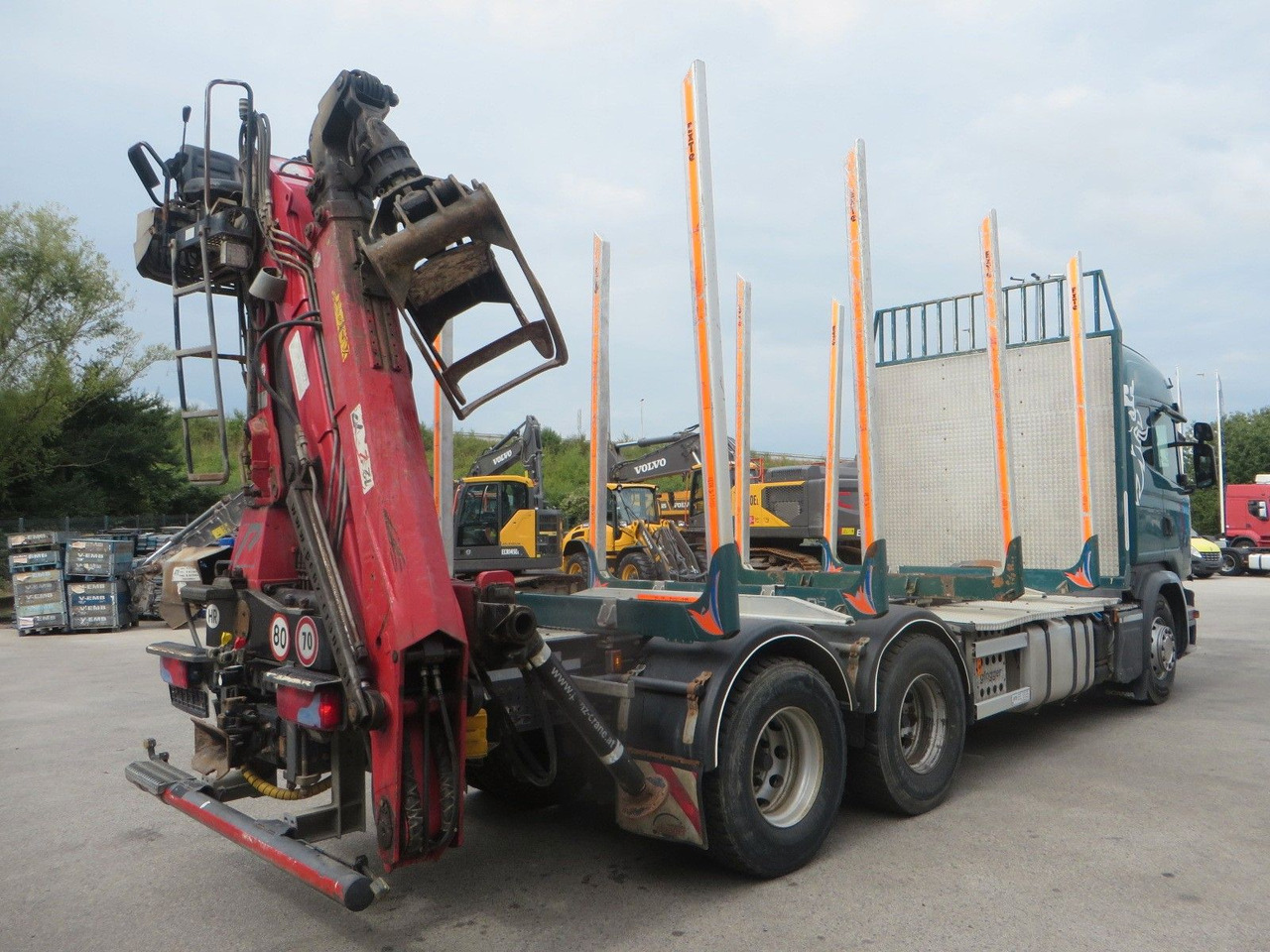 Scania G450 6x4Timber - Camion trasporto legname, Camion con gru: foto 3 Scania G450 6x4Timber - Camion trasporto legname, Camion con gru: foto 3