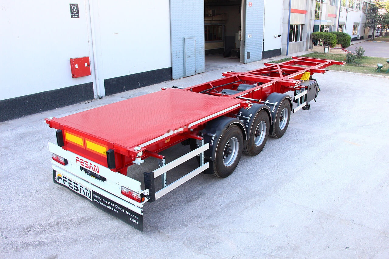 Semirimorchio portacontainer/ Caisse interchangeable per il trasporto di container nuovo Fesan CONTAINER CARRIER CHASSIS 20 FEET, 30 FEET, 40 FEET, 40 FEET HC,: foto 10