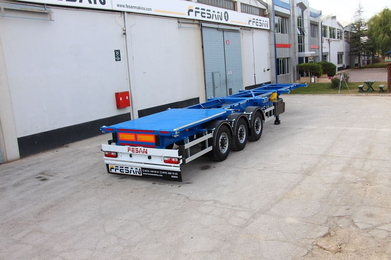 Semirimorchio portacontainer/ Caisse interchangeable per il trasporto di container nuovo Fesan CONTAINER CARRIER CHASSIS 20 FEET, 30 FEET, 40 FEET, 40 FEET HC,: foto 6