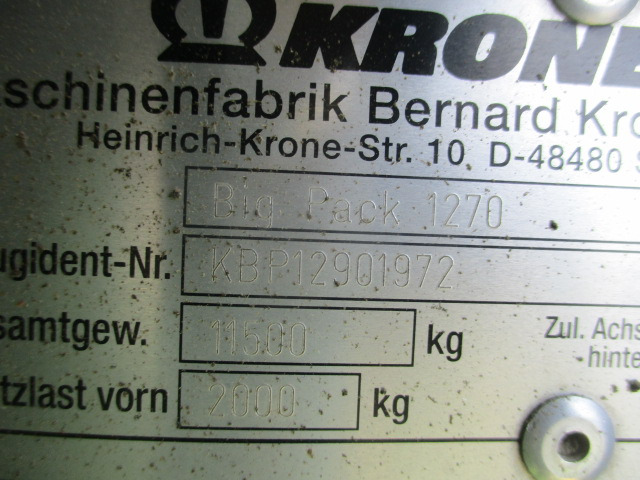 Krone BigPack 1270 XC HighSpeed - Pressa quadra: foto 4 Krone BigPack 1270 XC HighSpeed - Pressa quadra: foto 4