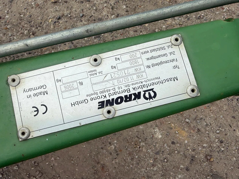 Krone KWT 11.02 / 10 Trein model - Voltafieno: foto 2 Krone KWT 11.02 / 10 Trein model - Voltafieno: foto 2