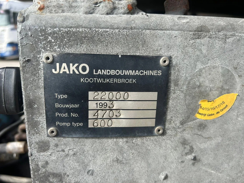 Macchina agricola Jako 22000 Liter 22 m3 Vacuumtank 3 asser giertank mesttank: foto 12