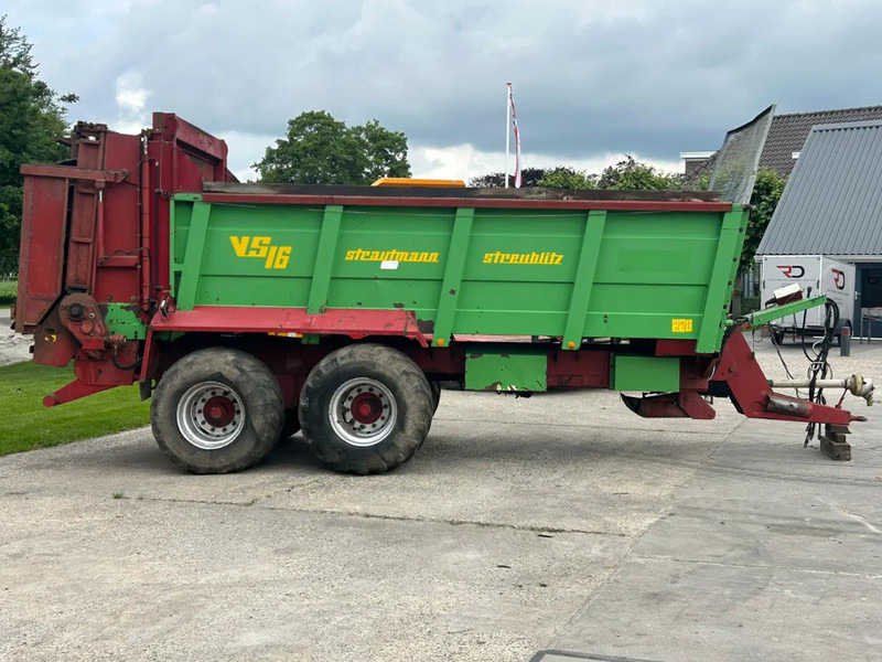 Strautmann VS 16 mestwagen Breedstrooier Mest Compost - Spandiletame: foto 4 Strautmann VS 16 mestwagen Breedstrooier Mest Compost - Spandiletame: foto 4