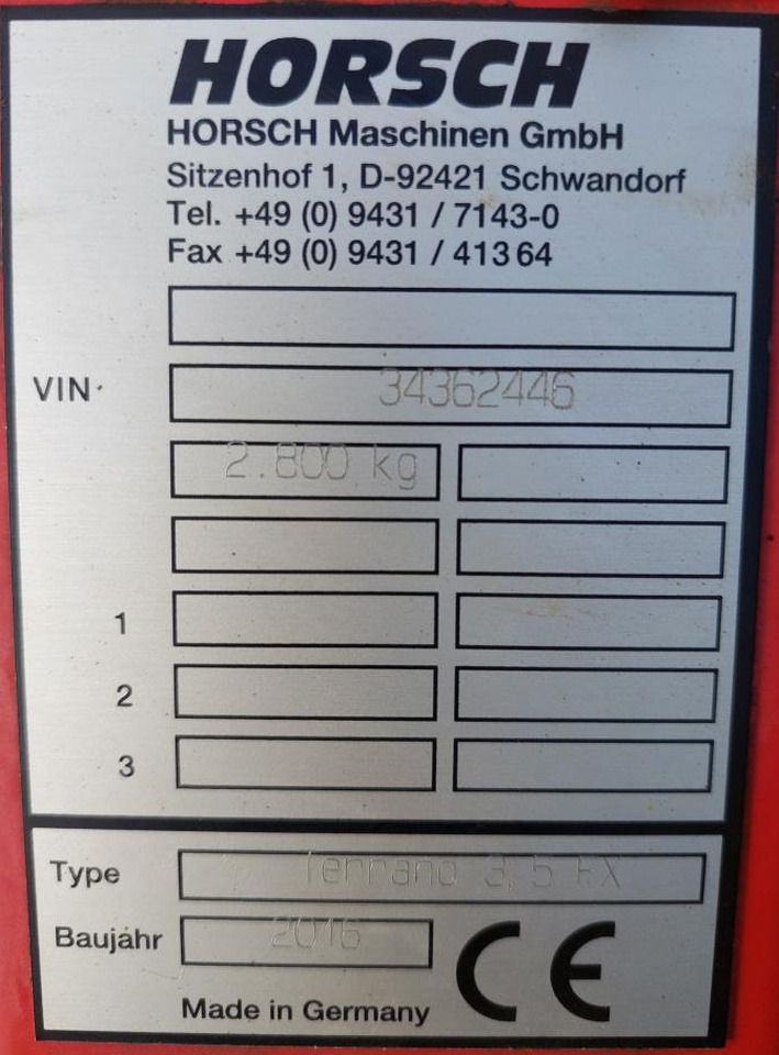 Erpice Horsch Terrano 3.5 FX med DuoDrill: foto 16