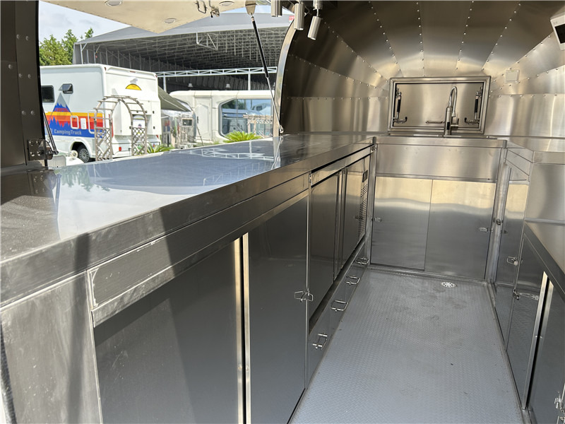 Rimorchio autonegozio nuovo BBQ Burger Food Truck  Pizza Food Trailer: foto 8