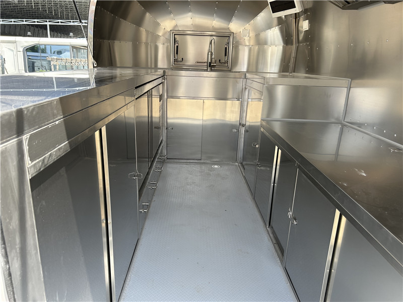 Rimorchio autonegozio nuovo BBQ Burger Food Truck  Pizza Food Trailer: foto 7