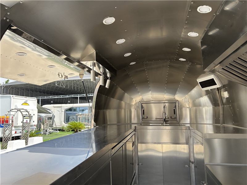 Rimorchio autonegozio nuovo BBQ Burger Food Truck  Pizza Food Trailer: foto 9