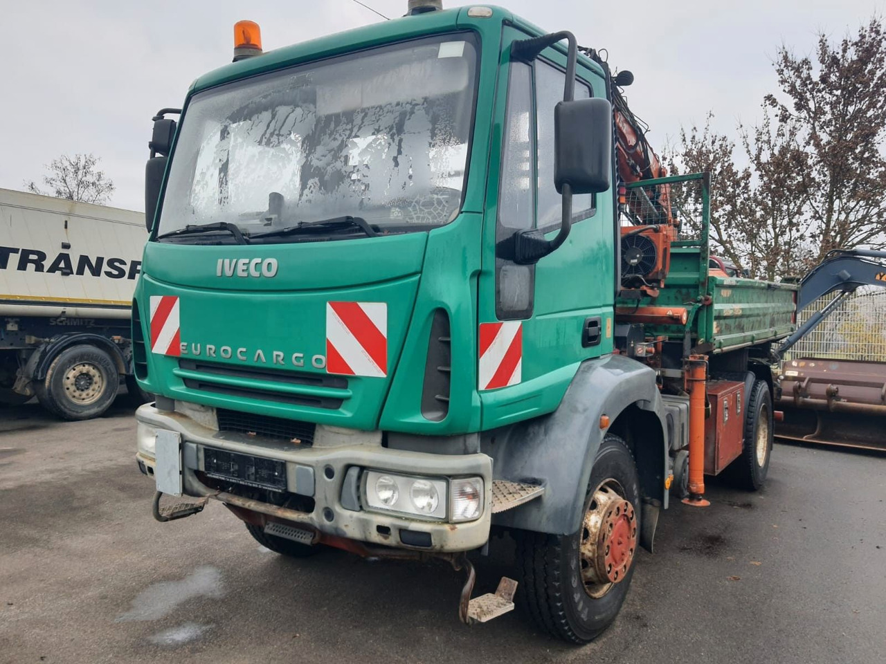 Iveco ML140E18 Dreiseitenkipper 4x4 mit Kran+Greifere - Autocarro ribaltabile: foto 1 Iveco ML140E18 Dreiseitenkipper 4x4 mit Kran+Greifere - Autocarro ribaltabile: foto 1