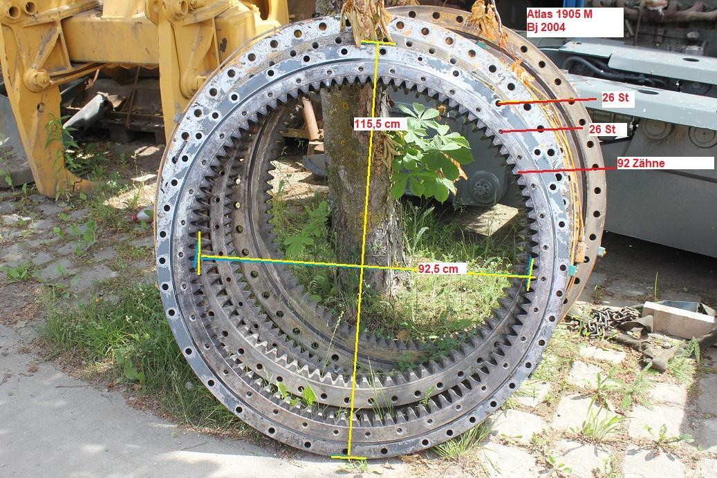 Atlas 1905 M - Ralla di rotazione per Macchina da cantiere: foto 1 Atlas 1905 M - Ralla di rotazione per Macchina da cantiere: foto 1