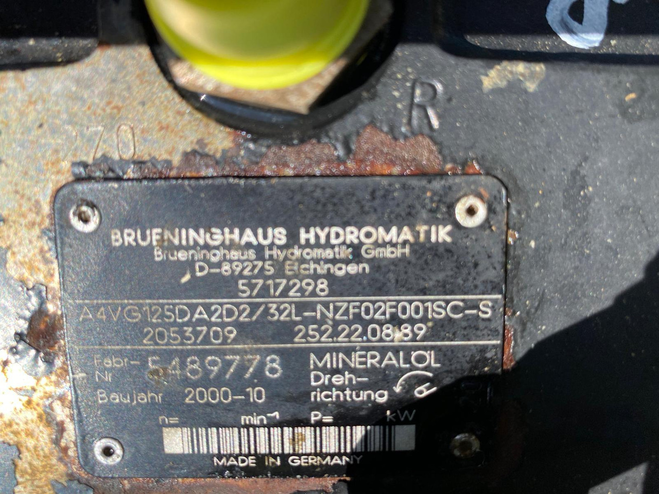 Liebherr PVG 350, A4VG 125 aus L 574 - Pompa idraulica per Macchina da cantiere: foto 5 Liebherr PVG 350, A4VG 125 aus L 574 - Pompa idraulica per Macchina da cantiere: foto 5