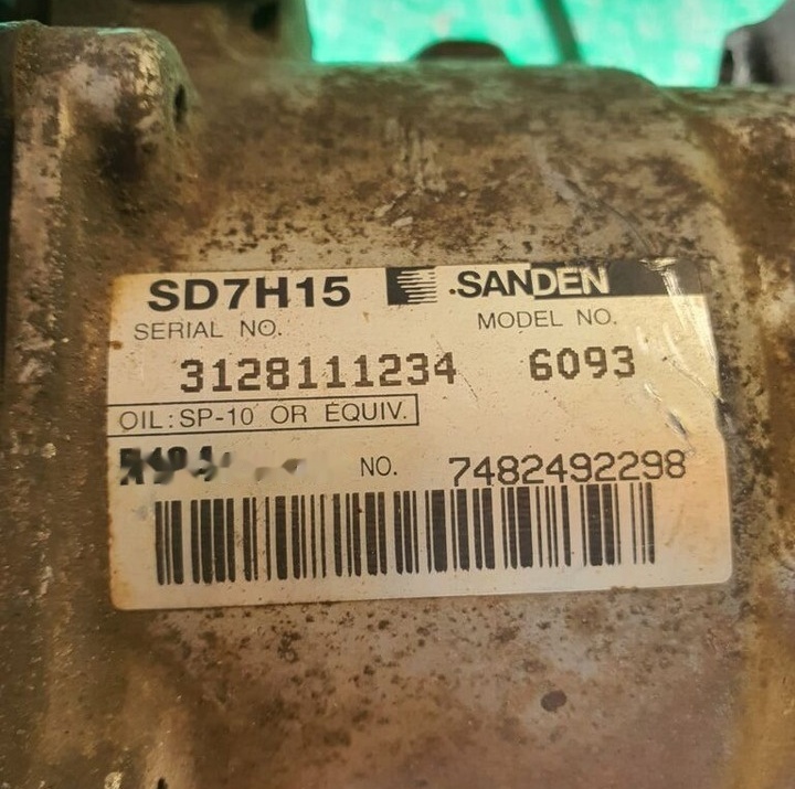 Renault SD7H15 / 6093 / 6093 Renault Premium - Compressore A/C per Camion: foto 2 Renault SD7H15 / 6093 / 6093 Renault Premium - Compressore A/C per Camion: foto 2