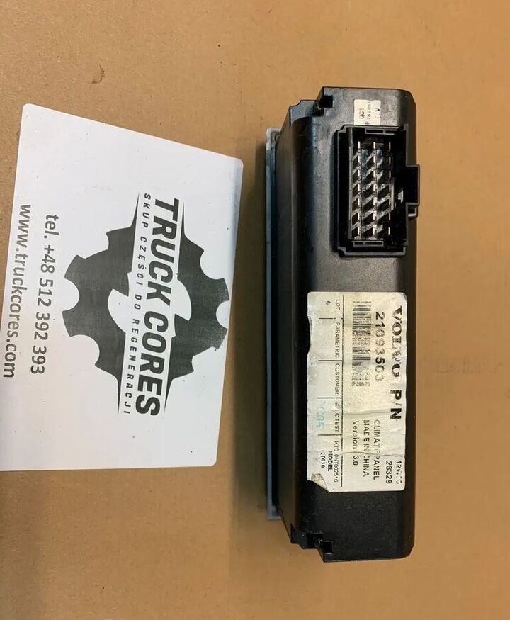 Scania Sterownik Klimatyzacji KT010 VOLVO P/N 21093503 Scania truck - Cruscotto per Camion: foto 2 Scania Sterownik Klimatyzacji KT010 VOLVO P/N 21093503 Scania truck - Cruscotto per Camion: foto 2