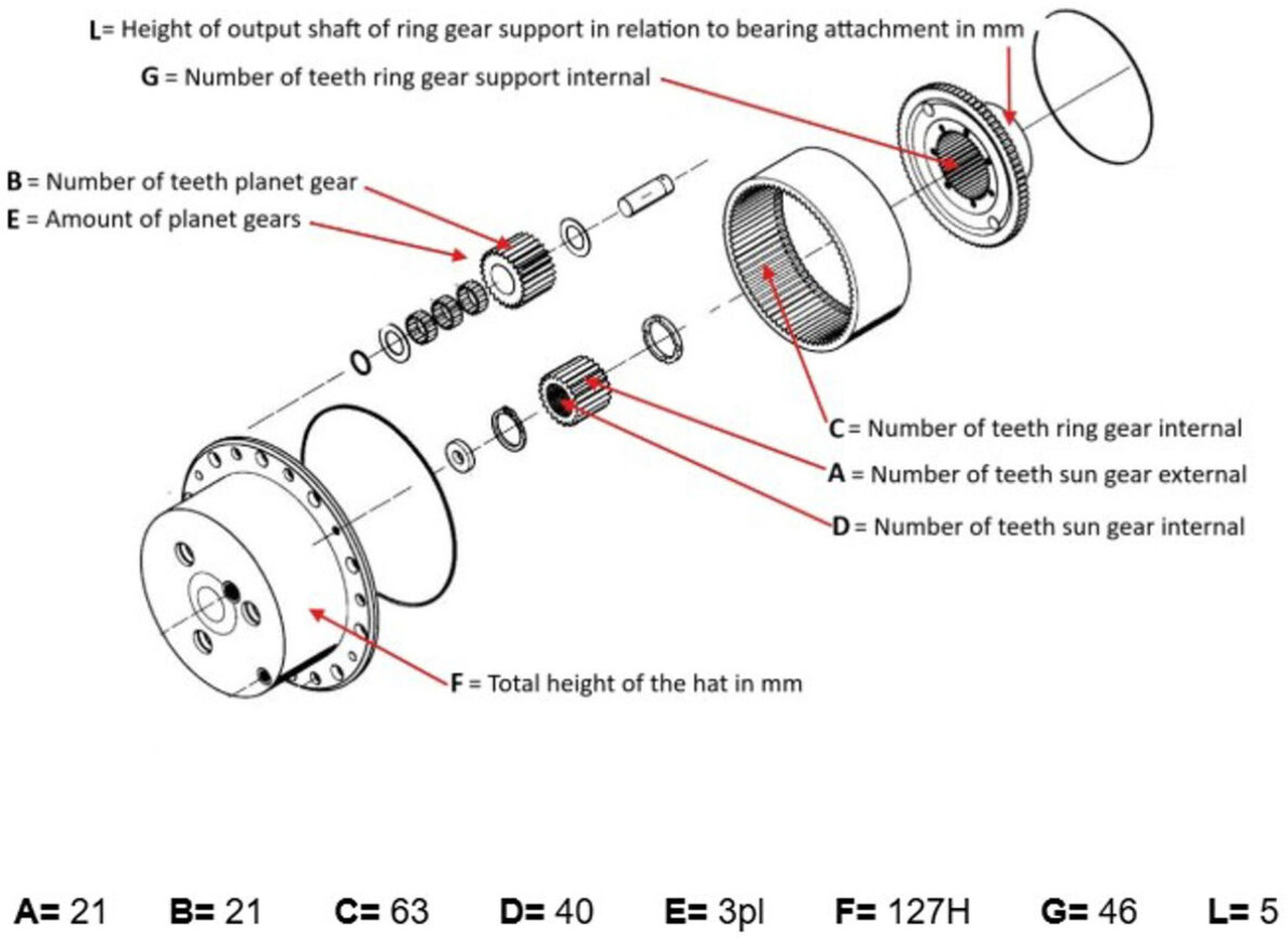 Motore di traslazione per Autogru Liebherr LTM 1055-3.2 planetary gear 21-21-63-40-3pl-127H-46: foto 9 Motore di traslazione per Autogru Liebherr LTM 1055-3.2 planetary gear 21-21-63-40-3pl-127H-46: foto 9