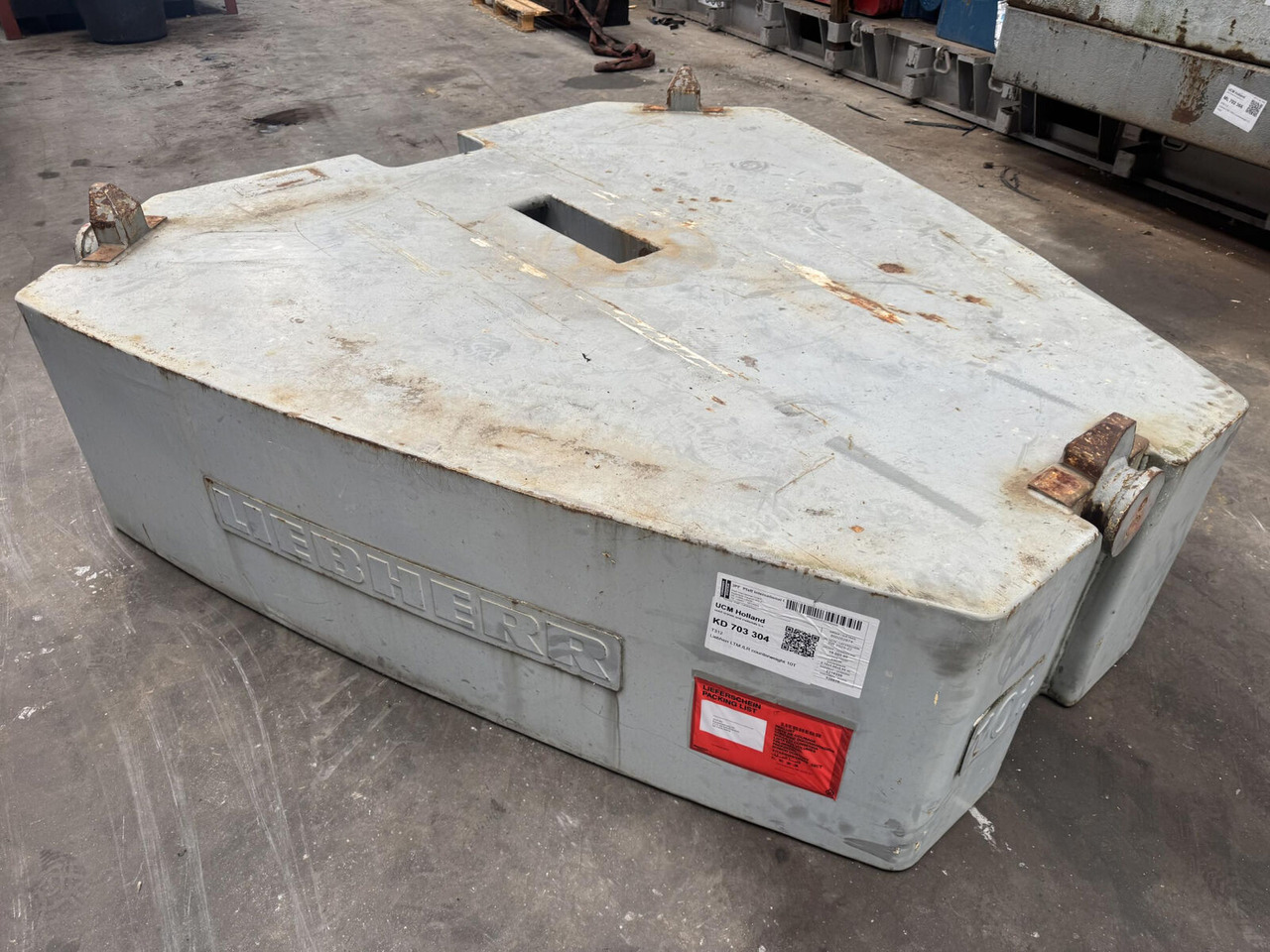 Liebherr LTM /LR counterweight 10T - Contrappeso per Autogru: foto 1 Liebherr LTM /LR counterweight 10T - Contrappeso per Autogru: foto 1