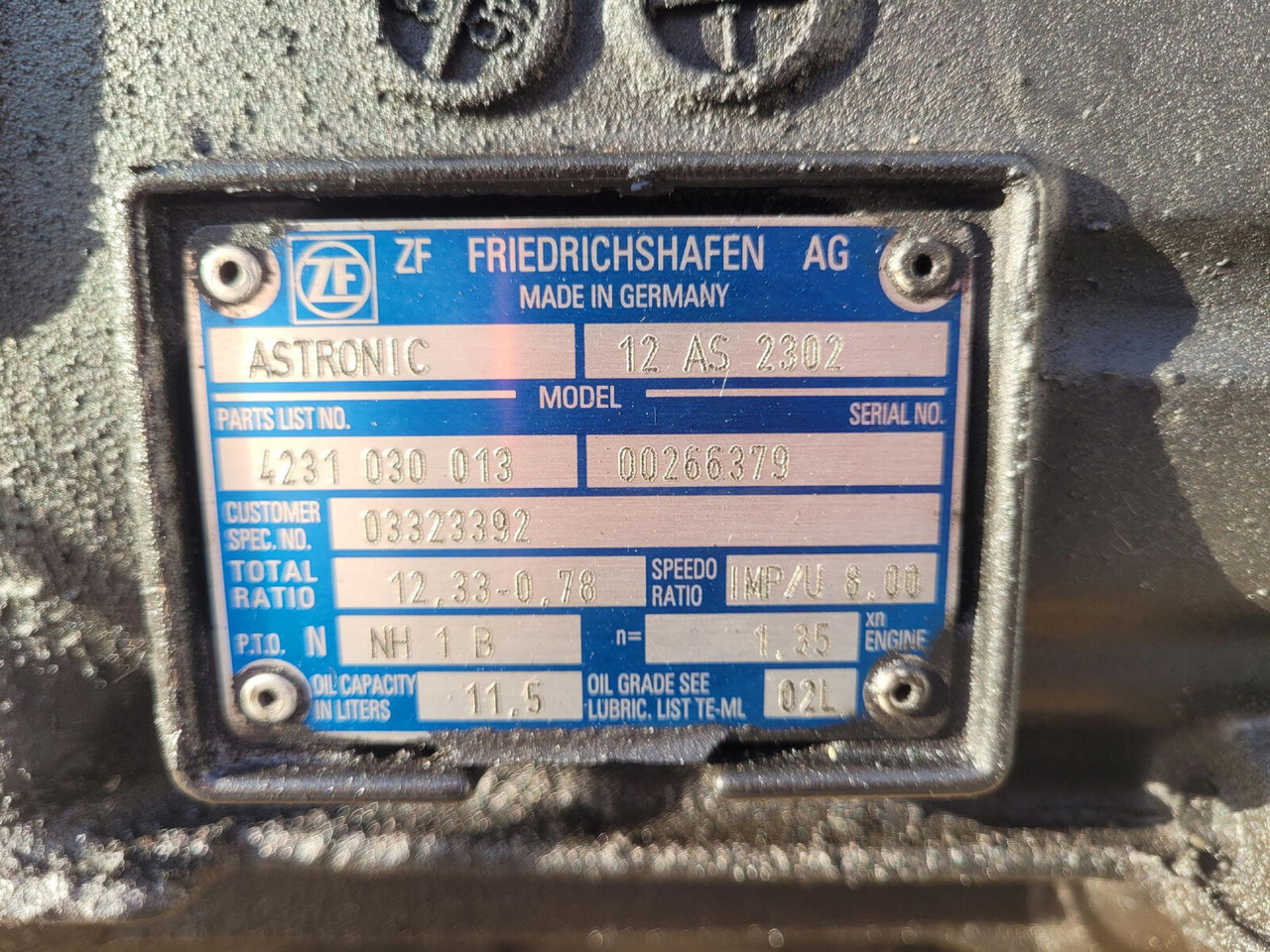 ZF GMK 3055 Gearbox ZF Astronic 12 AS 2302 - Cambio per Autogru: foto 5 ZF GMK 3055 Gearbox ZF Astronic 12 AS 2302 - Cambio per Autogru: foto 5