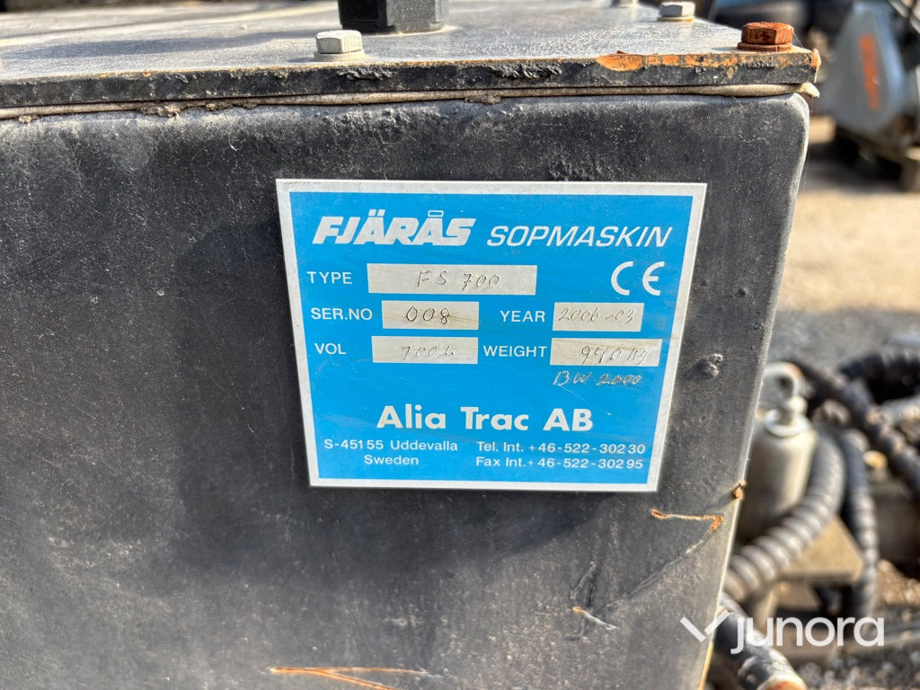 Bogserad Sopmaskin Fjärås FS 700 - Spazzatrice stradale: foto 5 Bogserad Sopmaskin Fjärås FS 700 - Spazzatrice stradale: foto 5