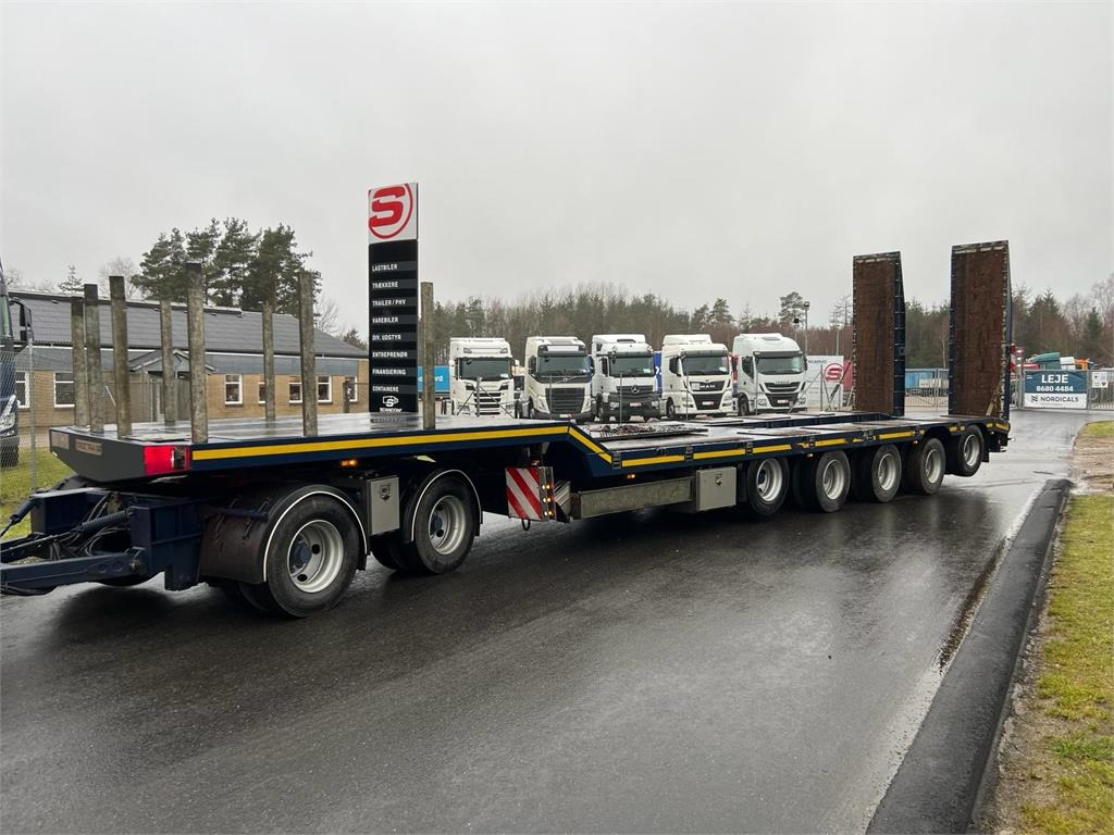 HRD 7 akslet - 84 ton blokvogn med ramper - Rimorchio pianale ribassato: foto 1 HRD 7 akslet - 84 ton blokvogn med ramper - Rimorchio pianale ribassato: foto 1