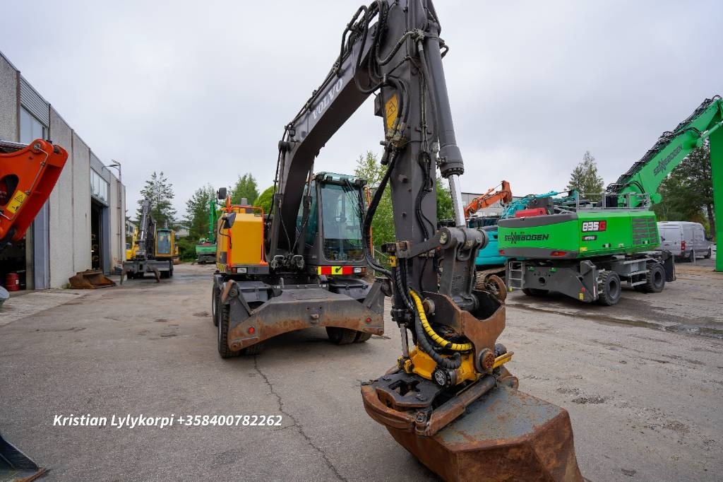 Escavatore gommato Volvo EWR150E PYÖRÄOHJAUS: foto 8