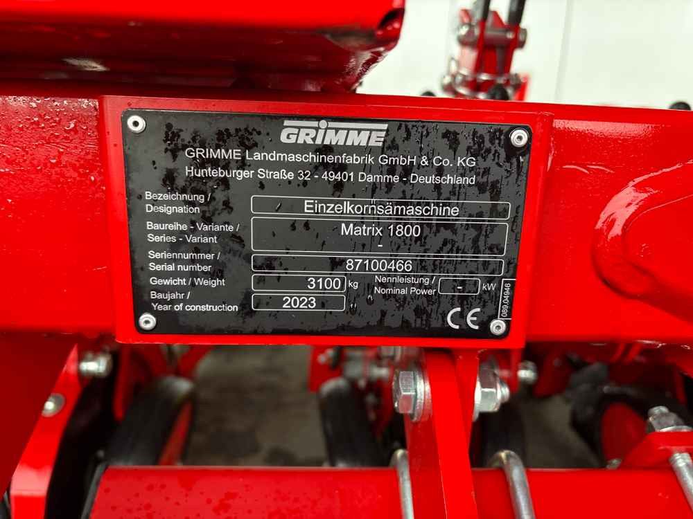 Grimme MATRIX 1800 - Seminatrice: foto 4 Grimme MATRIX 1800 - Seminatrice: foto 4