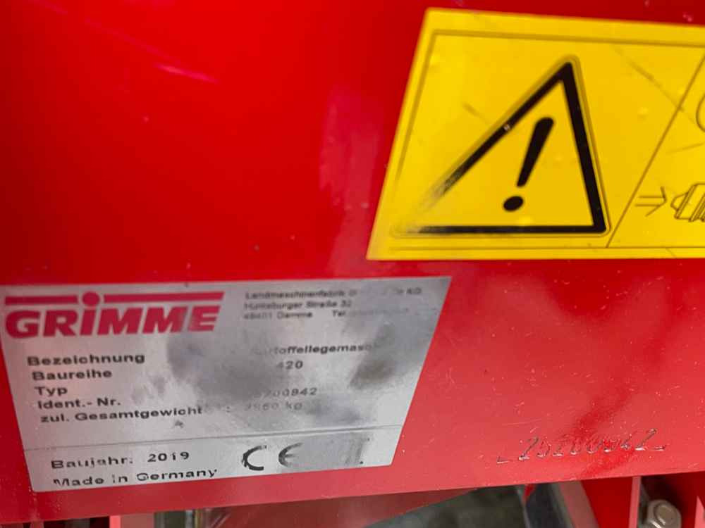 Grimme GL 420 - Macchina da raccolta: foto 2 Grimme GL 420 - Macchina da raccolta: foto 2