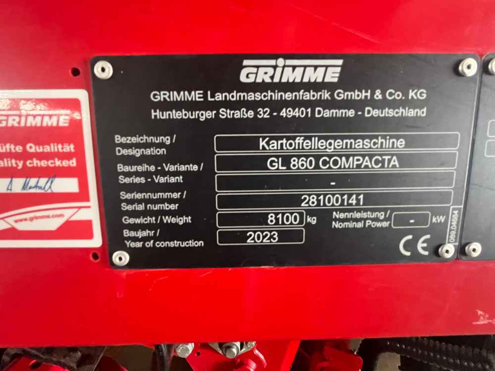 Grimme GL 860 COMPACTA - Macchina da raccolta: foto 5 Grimme GL 860 COMPACTA - Macchina da raccolta: foto 5