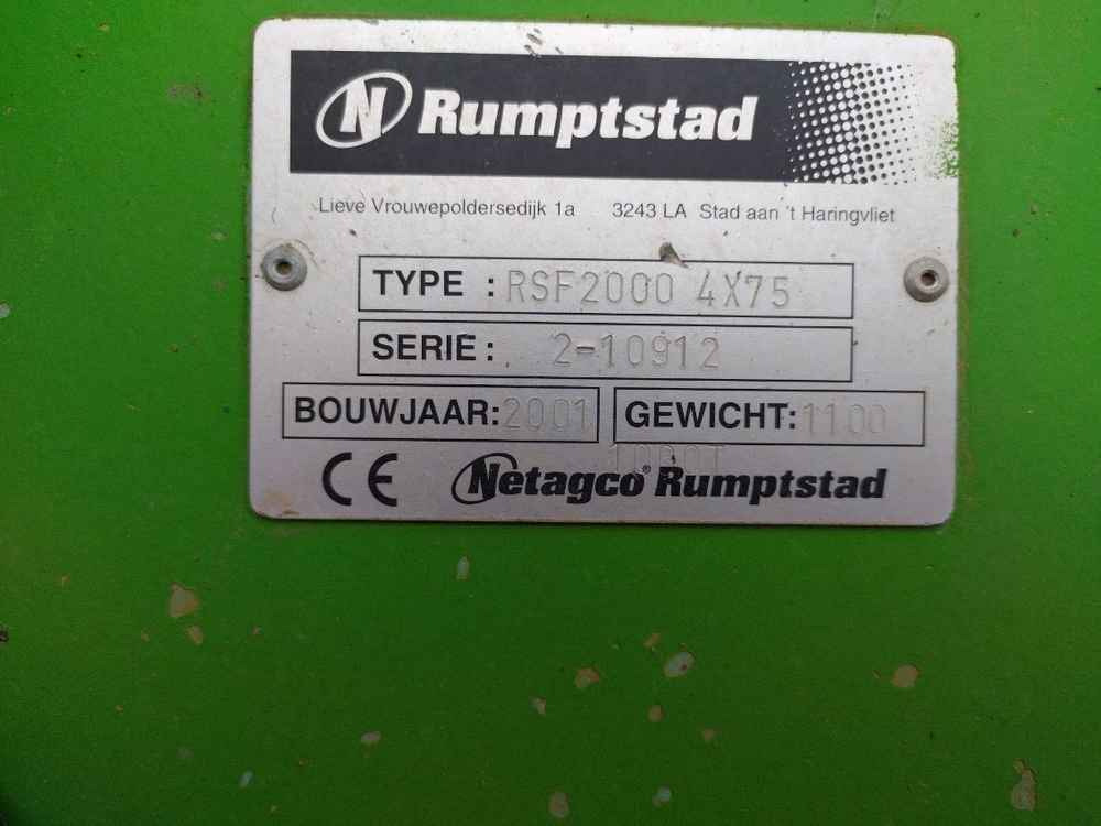 Rumptstad RSF2000 4X75 - Macchina da raccolta: foto 5 Rumptstad RSF2000 4X75 - Macchina da raccolta: foto 5