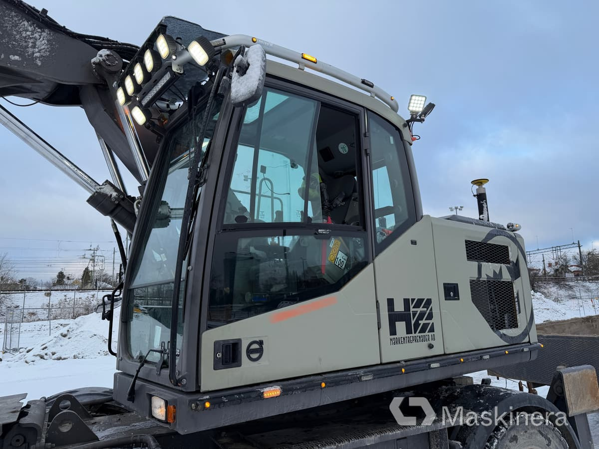 Escavatore cingolato Hjulgrävare Volvo EW160E med tillbehör: foto 11