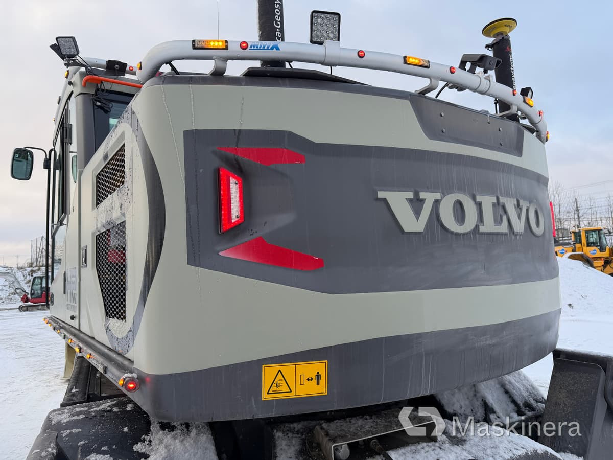 Escavatore cingolato Hjulgrävare Volvo EW160E med tillbehör: foto 42